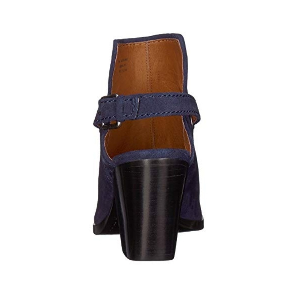 Beautiful Navy Kid Suede Frye Slingback Booties - Picture 7 of 7